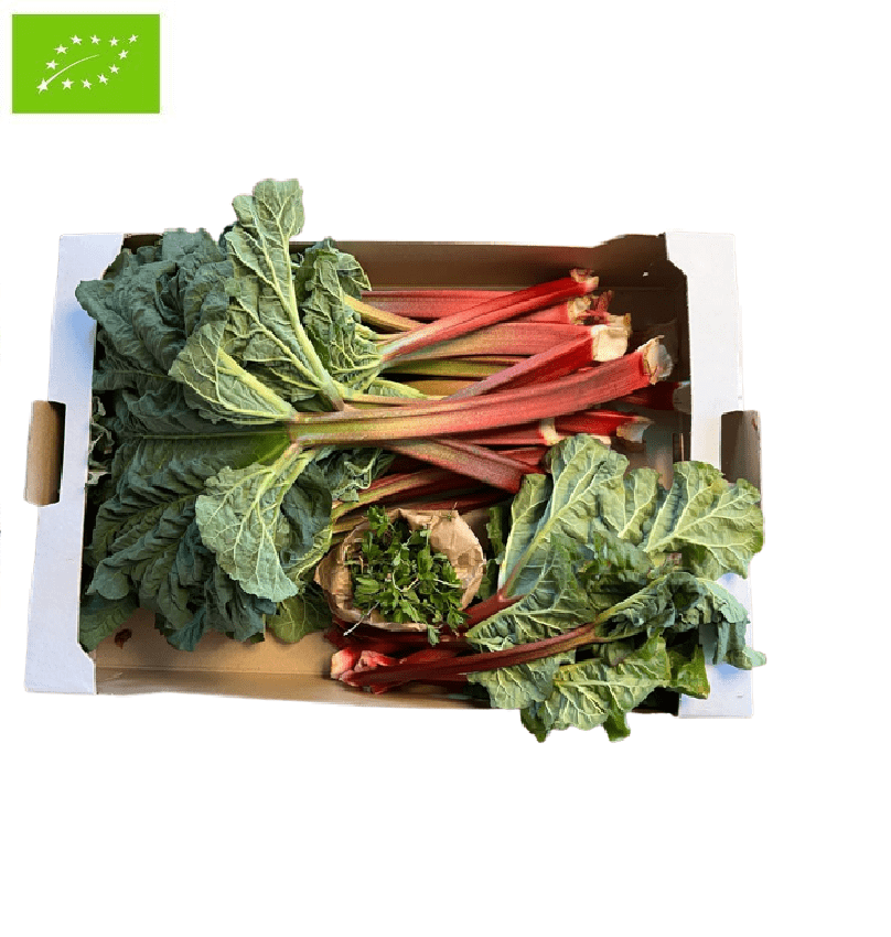 Øko Gourmet Rabarber kasse 🇩🇰 — Fresh.Land